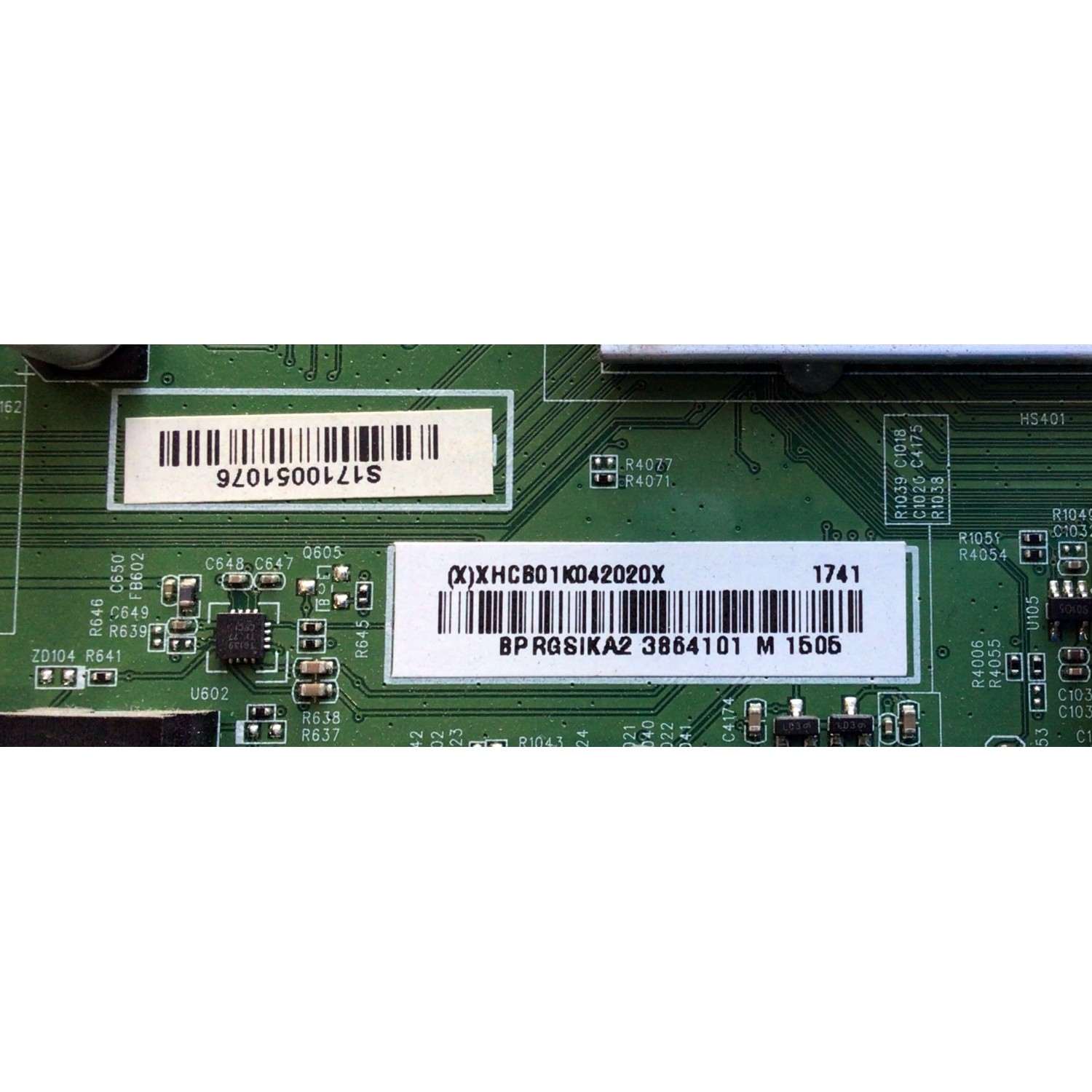 KIT DE TARJETAS PARA TV INSIGNIA / NUMERO DE PARTE MAIN XHCB01K042 / 756TXHCB01K042 / 715G8501-M01-B00-005T / T-CON 55.50T32.C13 / 5550T32C13 / FUENTE PLTVGY401XAS2 / 715G8775-P02-000-002H / PANEL TPT500U1-QVN03.U REV:S7B0B / MODELO NS-50DR620NA18 - Imagen 3